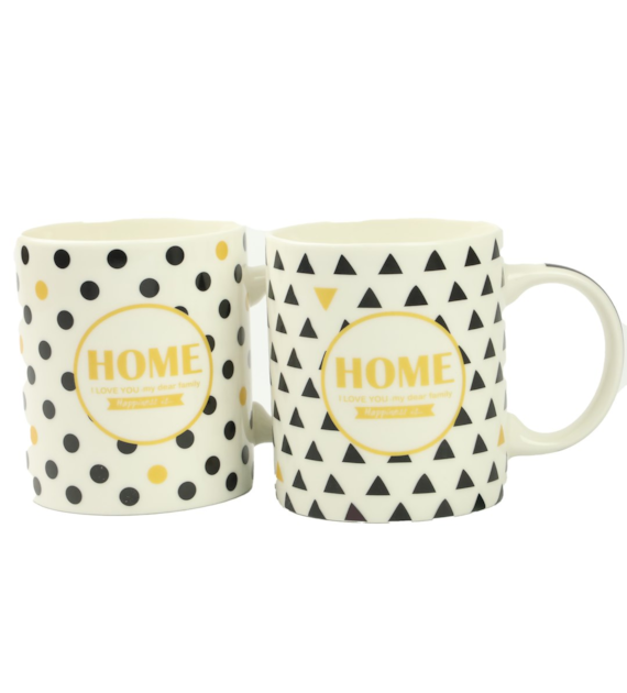 KUBEK PORCELANOWY 350ML HOME F027