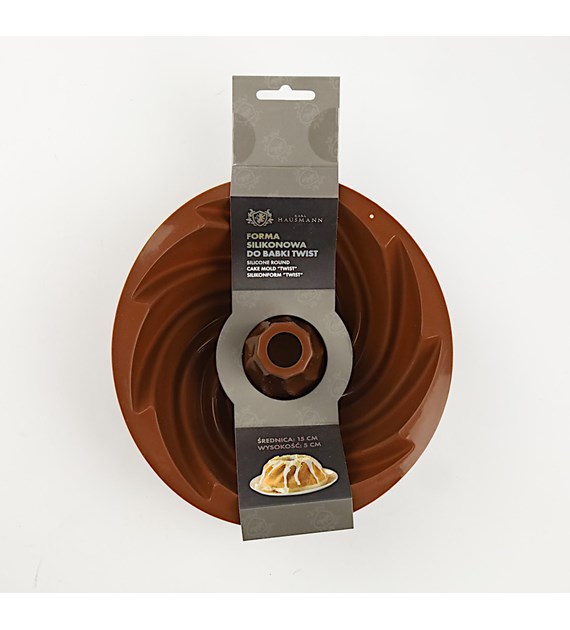 FORMA SILIKONOWA DO BABKI  TWIST 15CM DS20B002