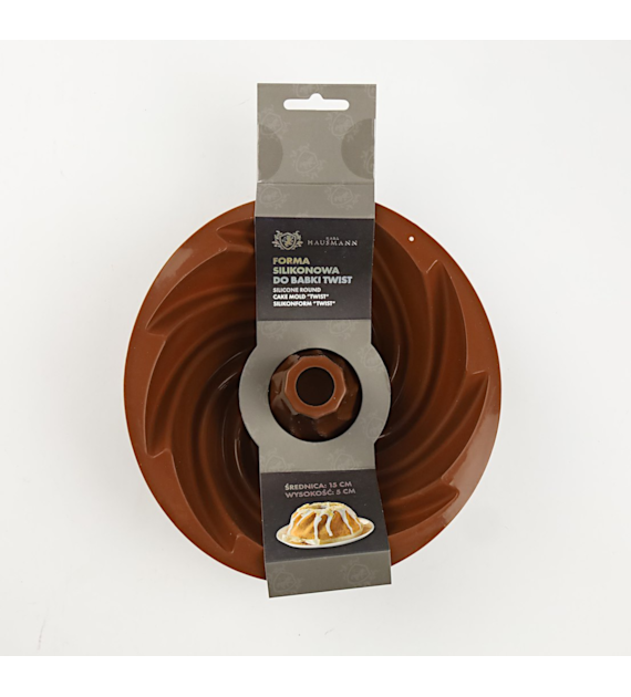 FORMA SILIKONOWA DO BABKI  TWIST 15CM DS20B002