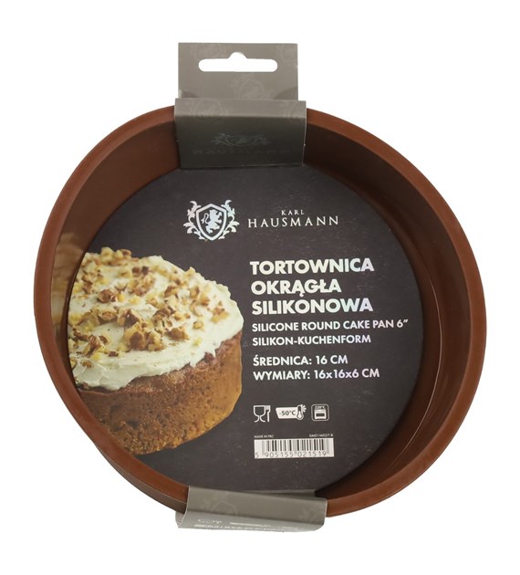 TORTOWNICA OKRĄGŁA SILIKONOWA 16CM SM01M027-B