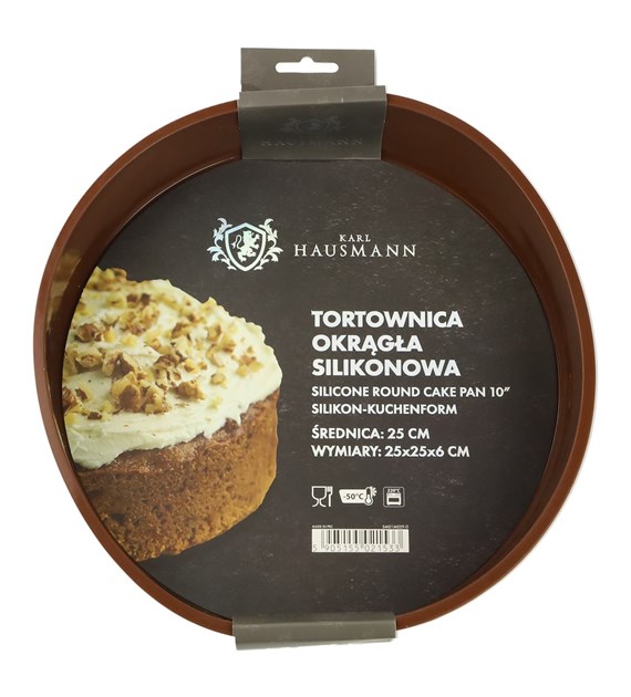 TORTOWNICA OKRĄGŁA SILIKONOWA 25CM SM01M029-D
