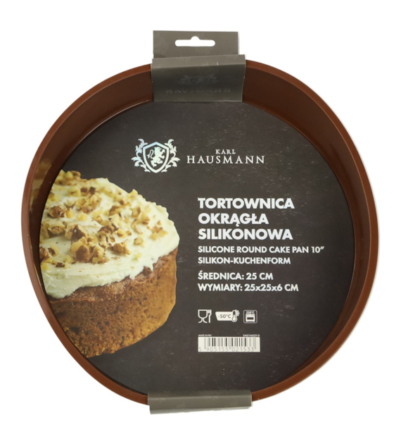 TORTOWNICA OKRĄGŁA SILIKONOWA 25CM SM01M029-D