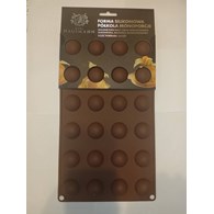 FORMA SILIKONOWA PÓŁKOLA MONOPORCJE 24SZT SI01M015