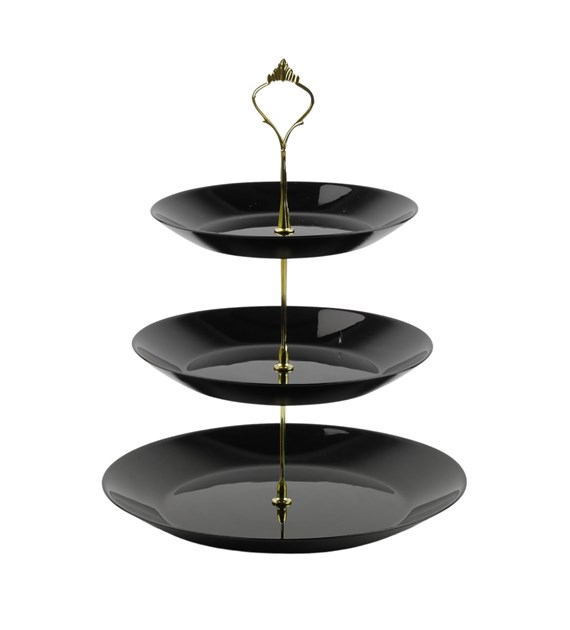 PATERA 3-POZIOMOWA SONIA CZARNA