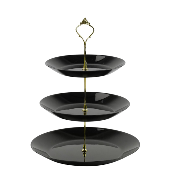 PATERA 3-POZIOMOWA SONIA CZARNA