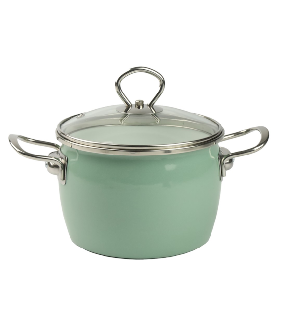 GARNEK EMALIOWANY ZIELONY MARYNA 16CM TT-QX16