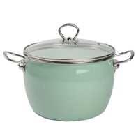 GARNEK EMALIOWANY ZIELONY MARYNA 22CM TT-QX22