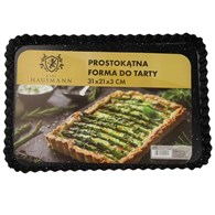 PROSTOKĄTNA FORMA DO TARTY 31 x 21 x 3 CM