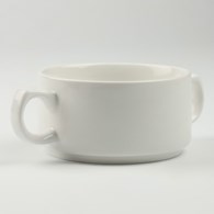 BULIONÓWKA CERAMICZNA 300ML BIAŁA FS0407