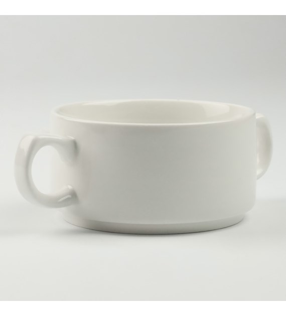 BULIONÓWKA CERAMICZNA 300ML BIAŁA FS0407