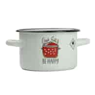 GARNEK ZDOB 2L  BE HAPPY 16CM BEZ POKRYWY VK-1610