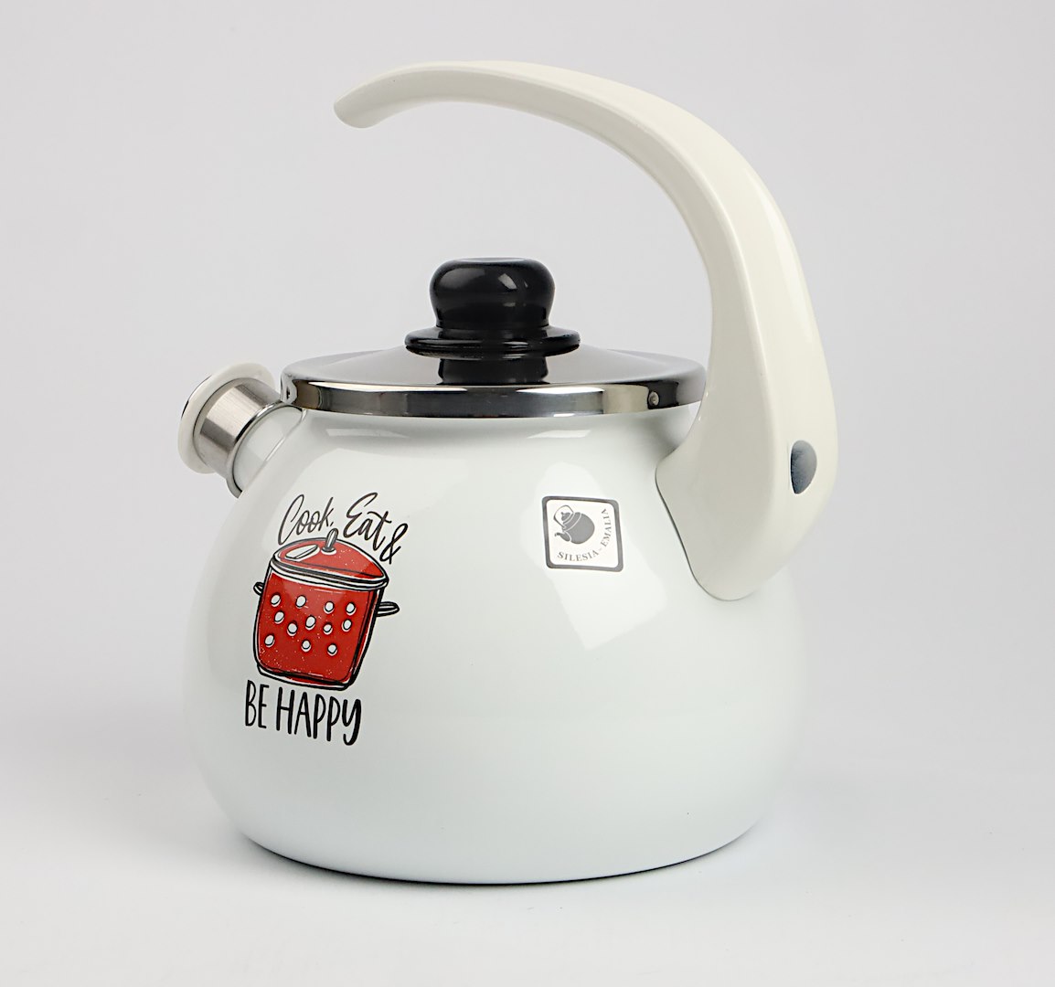 CZAJNIK EMALIOWANY 2,5L  BE HAPPY   VK-2711