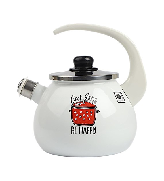 CZAJNIK EMALIOWANY 2,5L  BE HAPPY   VK-2711