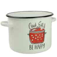 GARNEK ZDOB BE HAPPY 4,5L 20CM BEZ POKRYWY VK-1615
