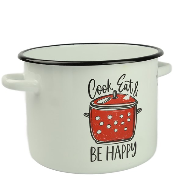 GARNEK ZDOB BE HAPPY 4,5L 20CM BEZ POKRYWY VK-1615