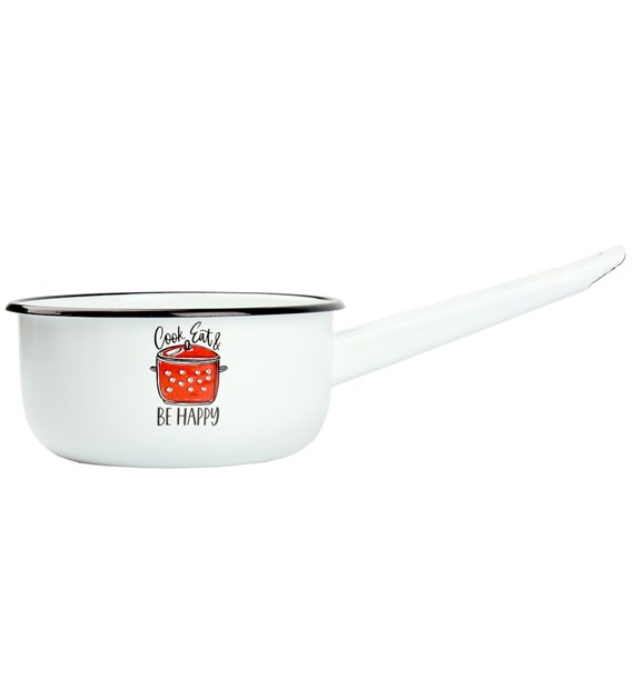 RONDEL EMALIOWANY BE HAPPY  16CM 1,5L VK-21082