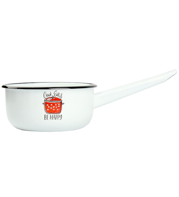 RONDEL EMALIOWANY BE HAPPY  16CM 1,5L VK-21082