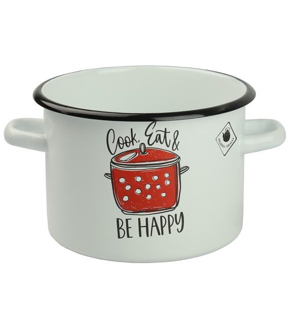 GARNEK ZDOB BE HAPPY  3L 18CM BEZ POKRYWY VK-1612