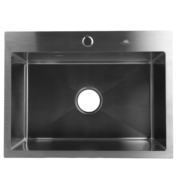 ZLEW JEDNOKOMOROWY 60X45X20CM LS6045SHB-SATIN