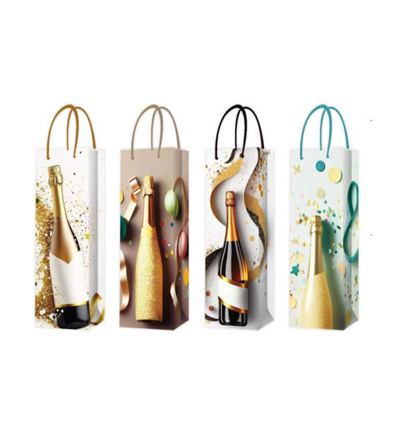 TORBA PREZENTOWA NA WINO 35x12x9CM 23KC-2134-1