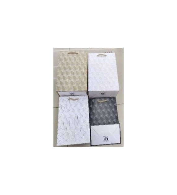 TORBA PREZENTOWA GEOMETRIA 26x32x10CM 23KC-2154-2