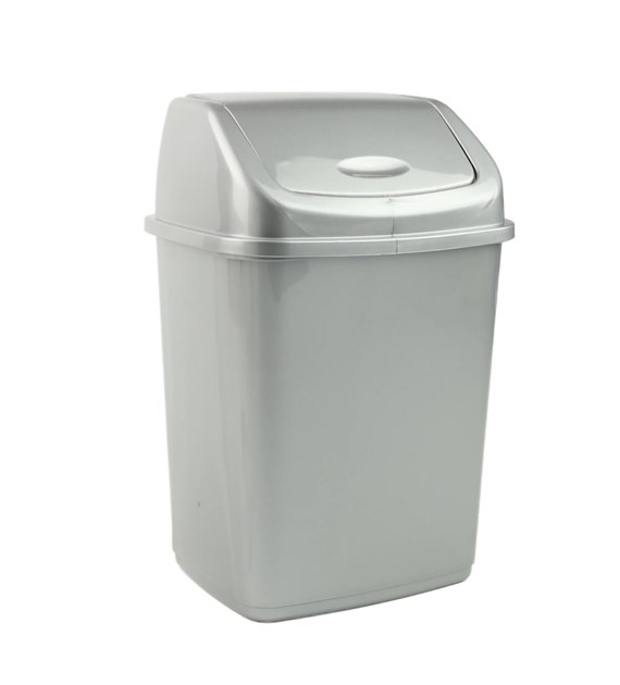 KOSZ NA ŚMIECI 18L SZARY VK122065