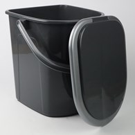 WIADRO WC TOALETA TURYSTYCZNA SZARY 22L VK171096