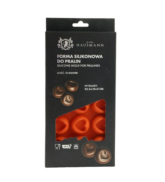 FORMA SILIKONOWA DO PRALIN SERCA JSC1892 15SZT