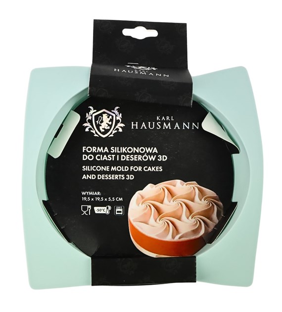 FORMA SILIKONOWA DO CIAST/DESERÓW FALE  3D JSC3067