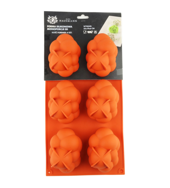 FORMA SILIKONOWA MONOPORCJE CHMURKA3D 6SZT JSC2969