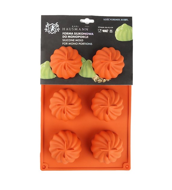 FORMA SILIKONOWA DO MONOPORCJI  6SZT BEZY  JSC2490