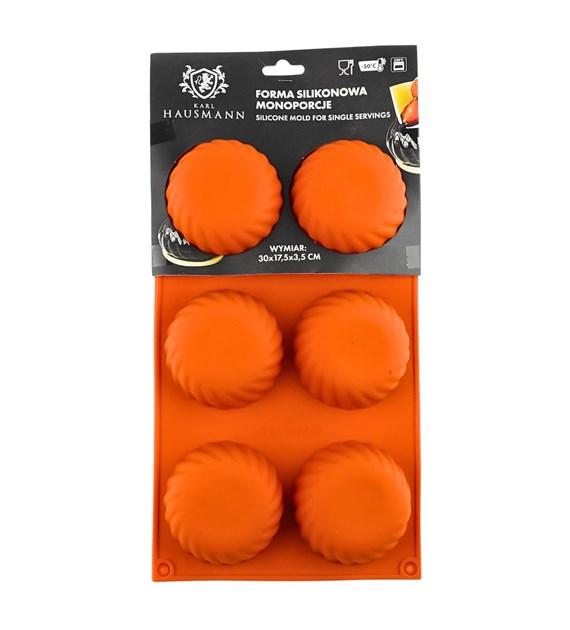 FORMA SILIKONOWA MONOPORCJE BABECZKI 6SZT  JSC2450