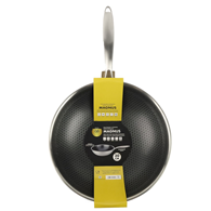 WOK STALOWYZ POWŁOKĄ  MAGNUS 30CM KHMAG3