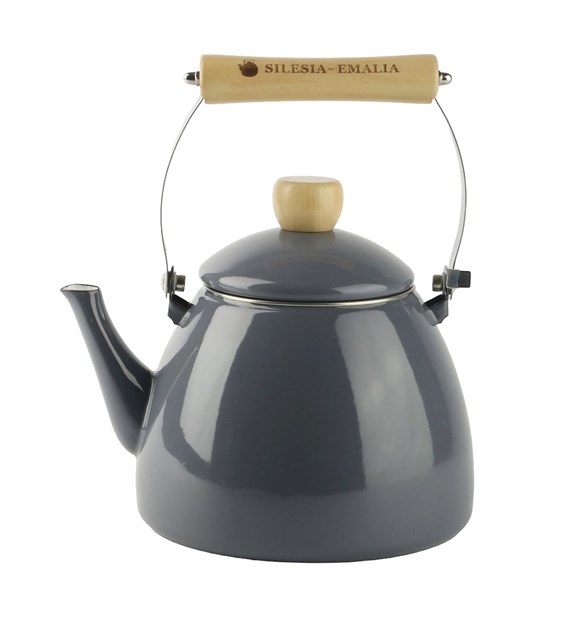 CZAJNIK EMALIOWANY LUCJAN 2L SZARY ZP0131S