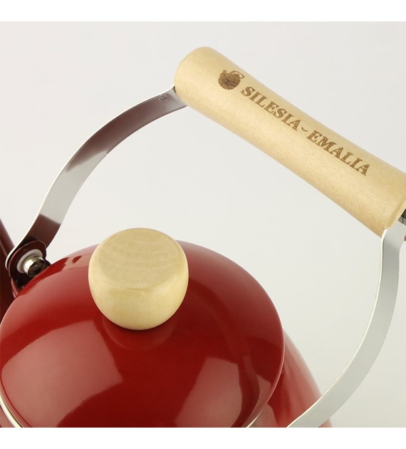 CZAJNIK EMALIOWANY LUCJAN 2L CZERWONY ZP0131S