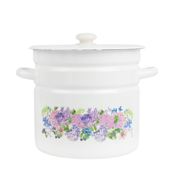 GARNEK ZDOBIONY HORTENSJA 12L Z/P 26CM VK-1624