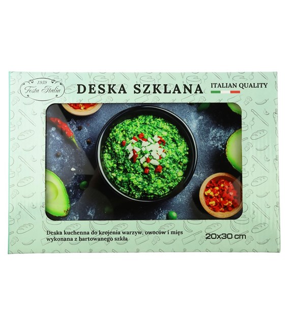DESKA SZKLANA 20x30CM WARZYWA CBSD2030-5