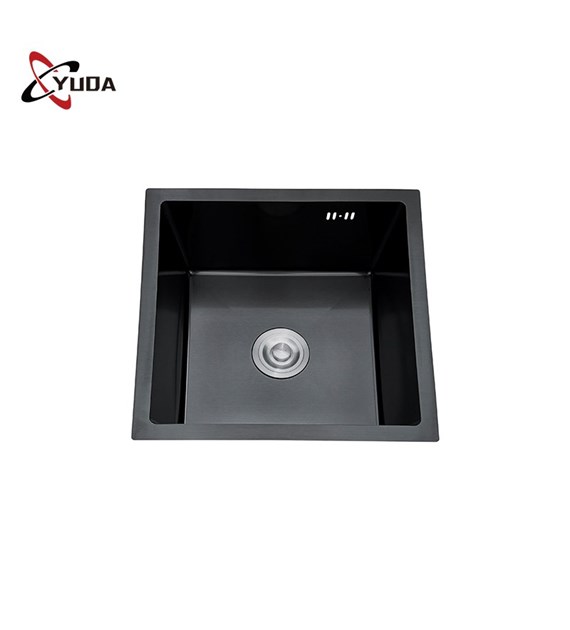 ZLEW JEDNOKOMOROWYCZARNY 44X44X20 LS-4444SHA-BLACK