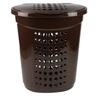 KOSZ NA PRANIE 60L 50X39X59CM  BRĄZ VK122053