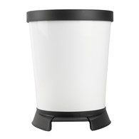KOSZ DO ŚMIECI Z PEDAŁEM 10L BIAŁY VK124065