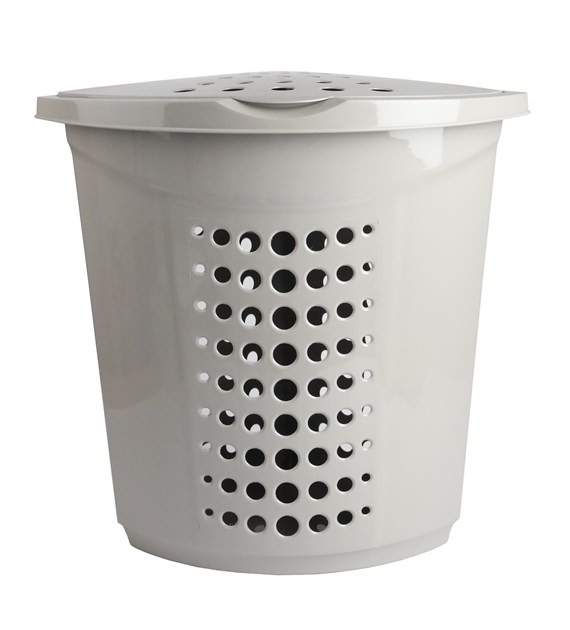 KOSZ NA PRANIE NAROŻNY 45L 40X40CM KAKAO VK122051