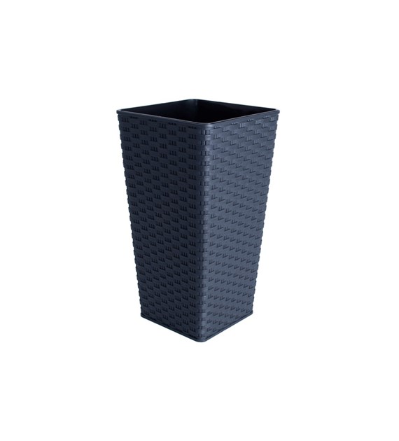 DONICZKA RATTAN WYSOKA GRANIT 27X27X51CM VK115041