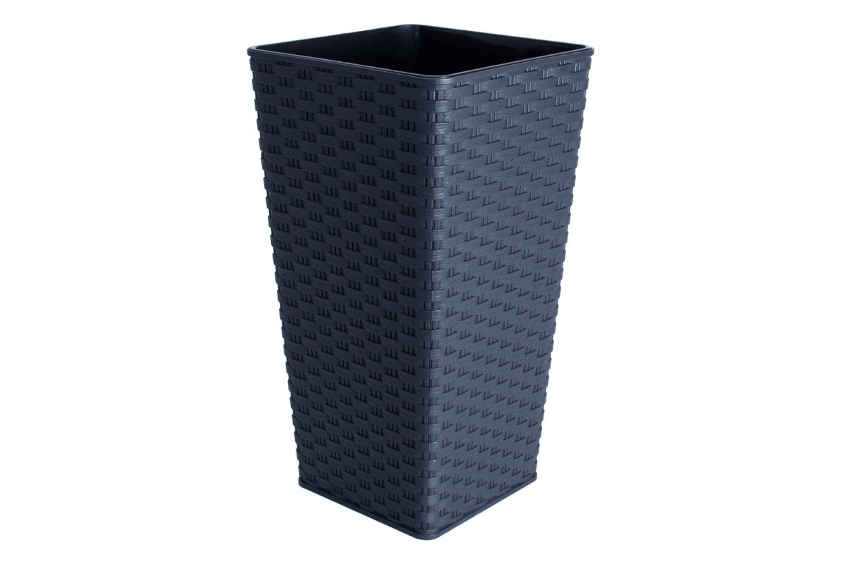 DONICZKA RATTAN WYSOKA GRANIT 27X27X51CM VK115041