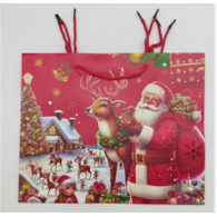 TORBA PREZENTOWA ŚWIĄTECZNA 23x18x9CM 25KB1169-1