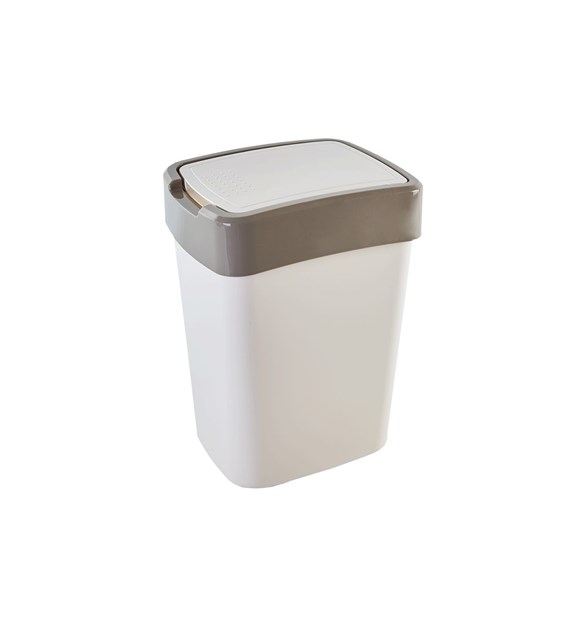 KOSZ DO ŚMIECI EURO ECRU/KAKAO 25L VK123067