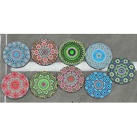 PODKŁADKA CERAMICZNA POD KUBEK 11x11CM 25KC749