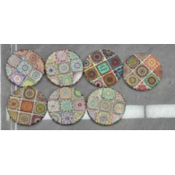 PODKŁADKA CERAMICZNA POD KUBEK 11x11CM 25KC750