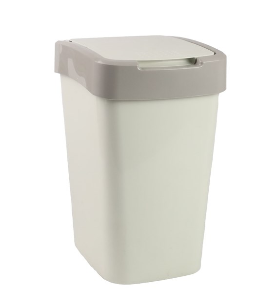 KOSZ DO ŚMIECI EURO ECRU/KAKAO 18L VK122067