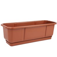 DONICZKA BALKONOWA DAMA 50X18CM TERAKOTA VK127092P