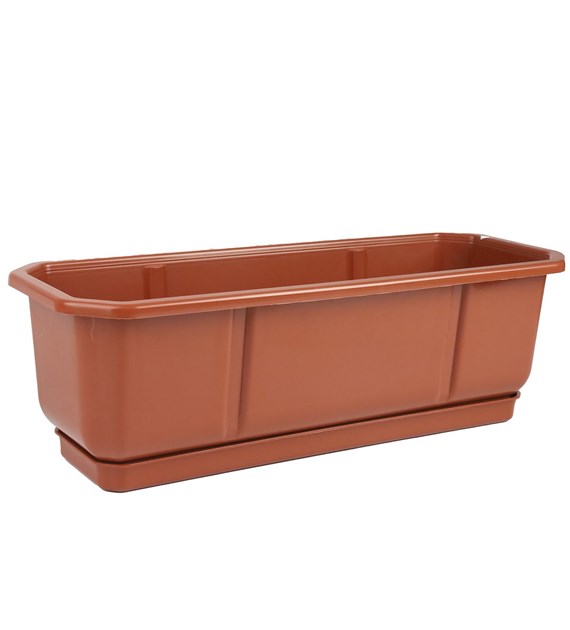 DONICZKA BALKONOWA DAMA 50X18CM TERAKOTA VK127092P